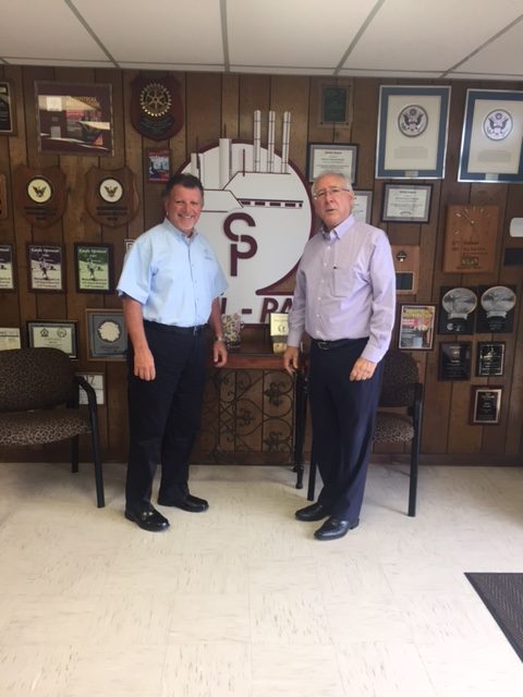 Steve and Bill at Seal Pac’s offices